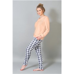 Женский домашний костюм с брюками и кофтой 184