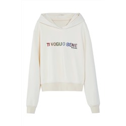 Sudadera con capucha Crudo