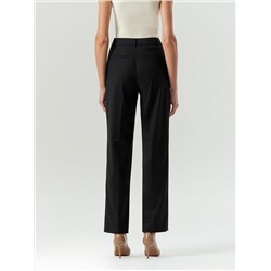 Брюки зауженного кроя из костюмной шерсти, D001/aspect