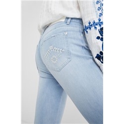 Pantalón vaquero skinny tobillero