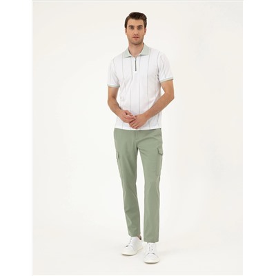 Yeşil Regular Fit Kargo Pantolon