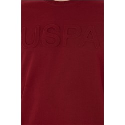 Erkek Bordo Basic Sweatshirt