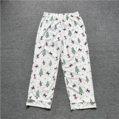 Женская флисовая пижама с новогодним принтом, экспорт в Великобританию