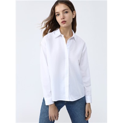 CAMISA POPELÍN DE MANGA LARGA