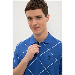 Erkek Saks Polo Yaka Tişört