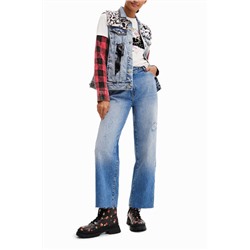 Chaleco vaquero animal print