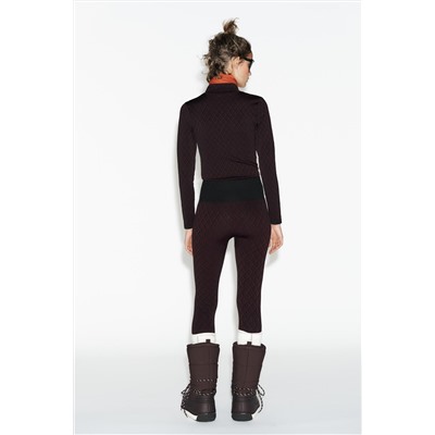 JACQUARD SEAMLESS SKI COLLECTION LEGGINGS