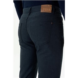 Erkek Lacivert Kanvas Pantolon