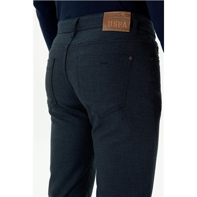 Erkek Lacivert Kanvas Pantolon