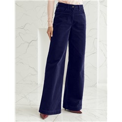 Брюки из эластичного микро-вельвета