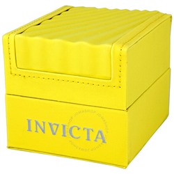 INVICTAII Black Dial Chronograph Stainless Steel Men's Watch