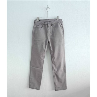 Мужские светлые джинсы с флисом внутри  АРМАН*И