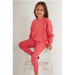 Kız Çocuk Pembe Pijama Takımı