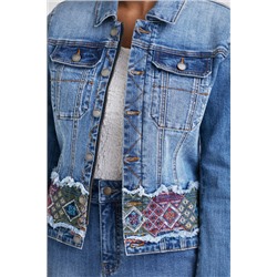 Chaqueta vaquera cenefas