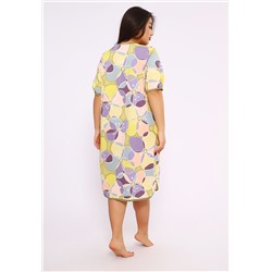 520 Халат больших размеров - Цветы