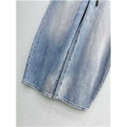 Женские джинсы на резинке со шнурком