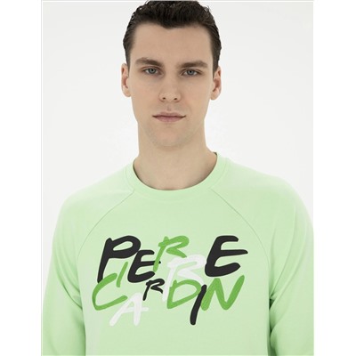 Fıstık Yeşili Regular Fit Sweatshirt