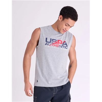 GRADIENT USPA GRAPHIC JERSEY TANK