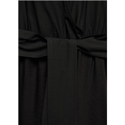 Vestido cruzado lazo