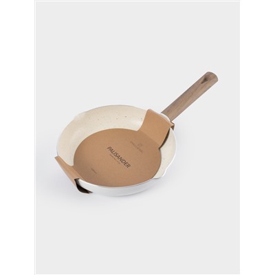 Сковорода, 24 см, с покрытием, алюминий, молочная, Palisander