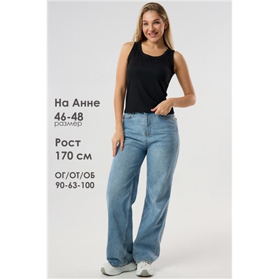 Майка женская в рубчик