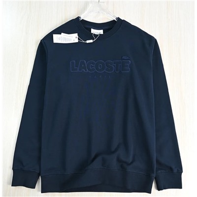 Мужской простой хлопковый мужской свитер ЛАКОСТ*Е