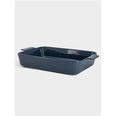 Форма для запекания, 36х24 см, фарфор P, прямоугольная, синяя, Indulgence
