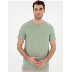 Çağla %100 Pamuk Slim Fit Bisiklet Yaka Basic Tişört