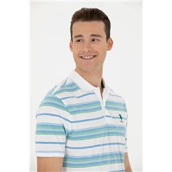 Erkek Beyaz Polo Yaka Tişört