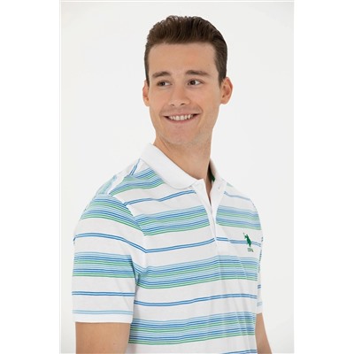 Erkek Beyaz Polo Yaka Tişört