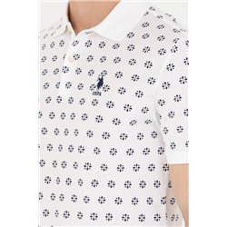 Erkek Beyaz Polo Yaka Tişört