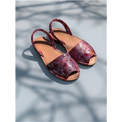 КОМБО Ab.Zapatos 320-8 Hojas Rojas +PELLE Kadrya rojo АКЦИЯ