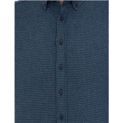Lacivert Regular Fit Uzun Kollu Gömlek