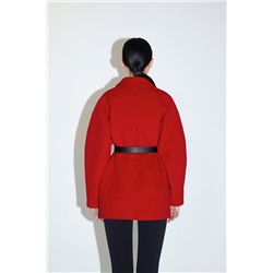 Chaqueta de lana Rojo