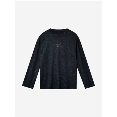 Женский лонгслив со стразами  МО*КО