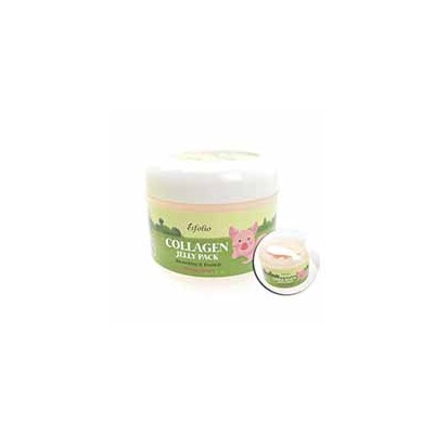 Ночная несмываемая маска с коллагеном Collagen Jelly Pack от Esfolio 100 гр  / Esfolio Collagen Jelly Pack 100 g