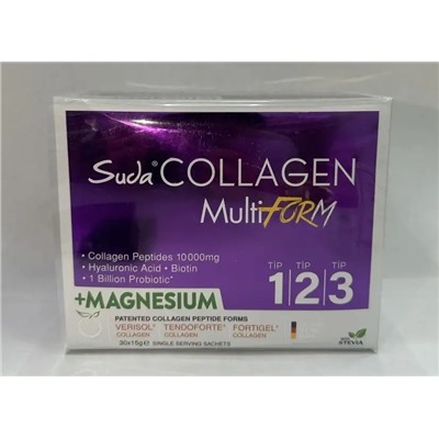 АКЦИЯ! ЦЕНА ЗА 2ШТ!  SudaCOLLAGEN +MAGNESIUM 30x15g