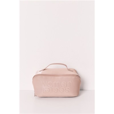 Neceser mediano goma marrón