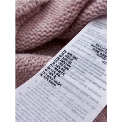 Свитер-кардиган с розовым вышитым корнем лотоса Acne's, сотканный и окрашенный на заказ, из импортной сверхтонкой камвольной шерстяной ткани  Поверхность имеет очень тонкую трикотажную текстуру, драпируется и мягкая.  Верхняя часть тела не раздражает кожу, а комфорт и тепло являются первоклассными.  Ткань также обладает определенной эластичностью и очень терпима!  Сплетено на 7-игольном ткацком станке Stoll, импортированном из Германии.  Основная часть выполнена с одной стороны, а нити воротника/манжет и подола выполнены из беззубого плетения, которое обладает хорошей эластичностью и не поддается деформации.