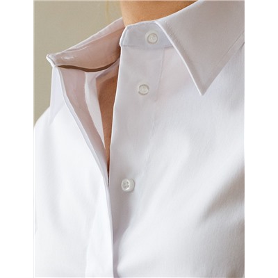 Укороченная блузка из эластичного хлопка