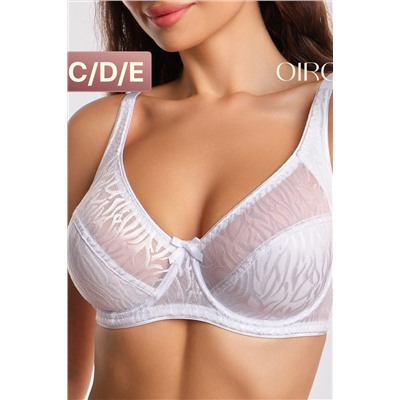 Бюстгальтер с мягкой чашей OIRO сетка с полосами MONICA 2802