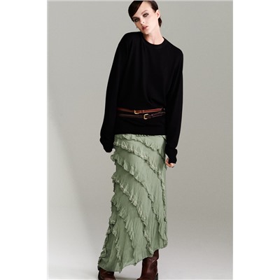 EMBROIDERED MIDI SKIRT - LIMITED EDITION