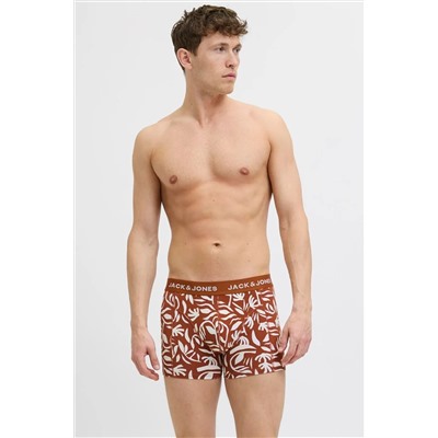 Jack & Jones Erkek Desenli 3'lü Boxer Paketi - Corals
