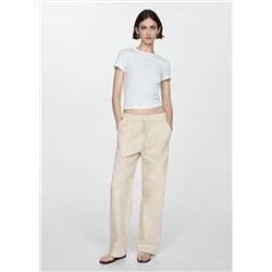 Pantalón algodón cintura elástica