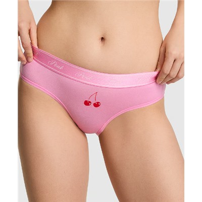 PINK Logo Cotton Hiphugger Panty