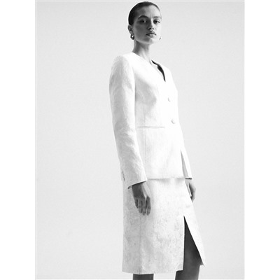 Жакет из жаккарда, ML861/jasmel