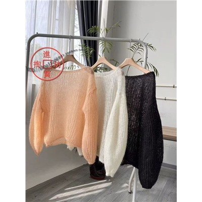 Лёгкий воздушный свитер паутинка  SNIDE*L