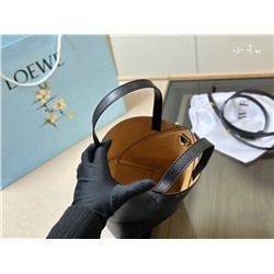 Женская сумка bag geometric bucket tot*e из воловьей кожи коллекция 2023 Loew*e  складная портативная сумка на одно плечо (маленькая 25* 22)