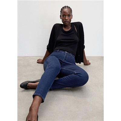 Jeggings algodón tiro alto