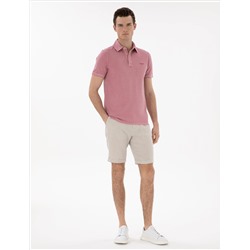 Gül Kurusu Slim Fit Tişört